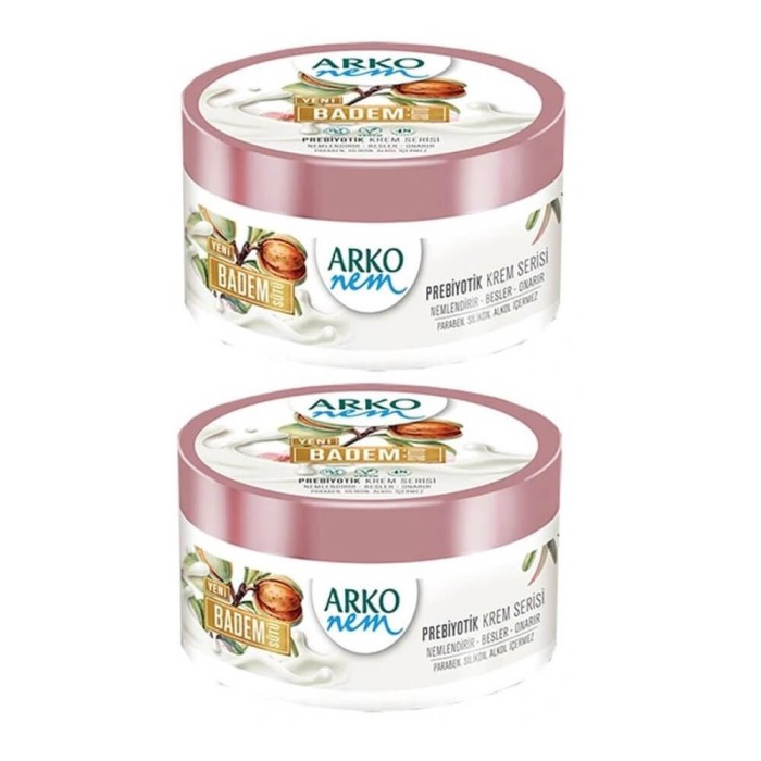 Arko Nem Prebiyotik Badem Krem 250 Ml + 250 Ml Set