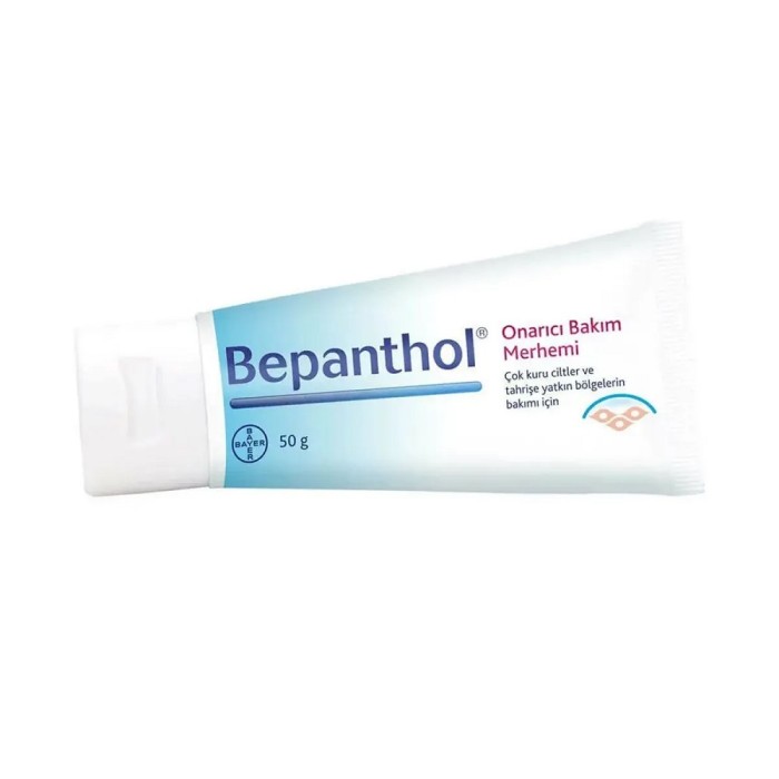 Bepanthol Cilt Bakım ve Onarıcı Bakım Kremi 50 Gr + Onarıcı Merhem 50 Gr