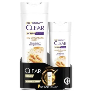 Clear - Clear Women Saç Dökülme Karşıtı Şampuan 350 Ml + 180 Ml Set