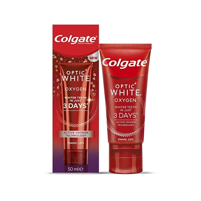 Colgate Optic White Oxygen Beyazlatıcı Aktif Oksijen Teknolojisi Diş Macunu 50 Ml