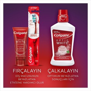 Colgate Optic White Oxygen Beyazlatıcı Aktif Oksijen Teknolojisi Diş Macunu 50 Ml - Thumbnail