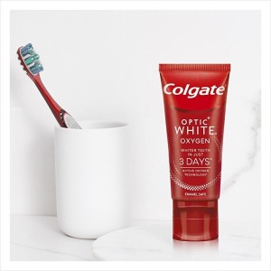 Colgate Optic White Oxygen Beyazlatıcı Aktif Oksijen Teknolojisi Diş Macunu 50 Ml - Thumbnail