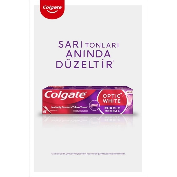 Colgate Optic White Purple Reveal Diş Macunu 75 Ml - 3