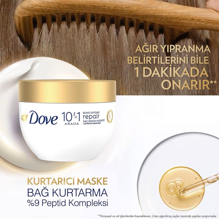 Dove Bond Intense Repair Saç Bakım Maskesi 265 Ml - 3