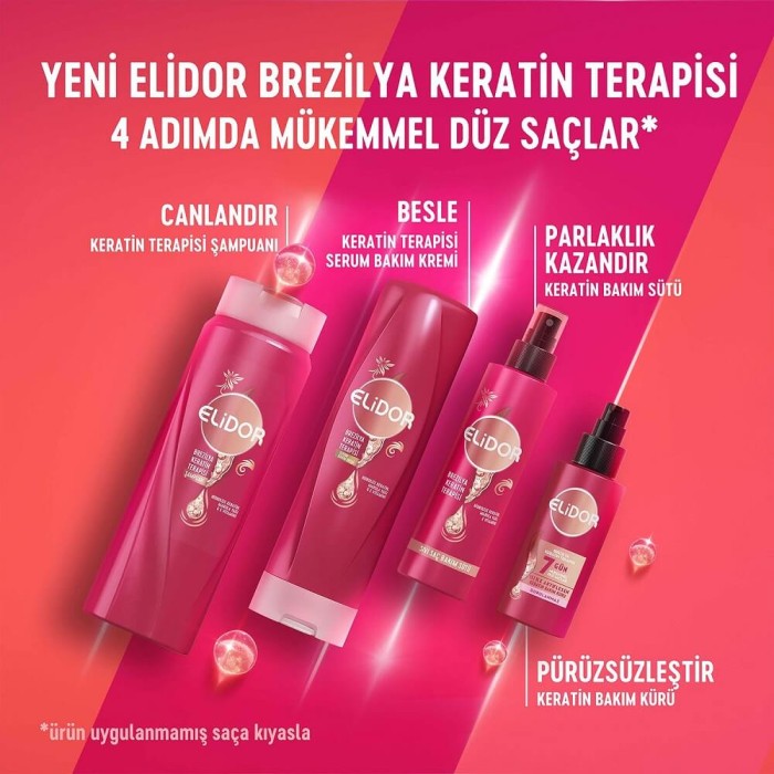 Elidor Brezilya Keratin Terapisi Serum Bakım Kremi 350 Ml