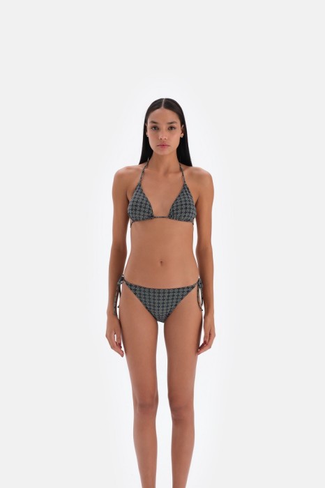 Eros Mayo 3134BK Üçgen Küçük Bikini Takım Siyah 38