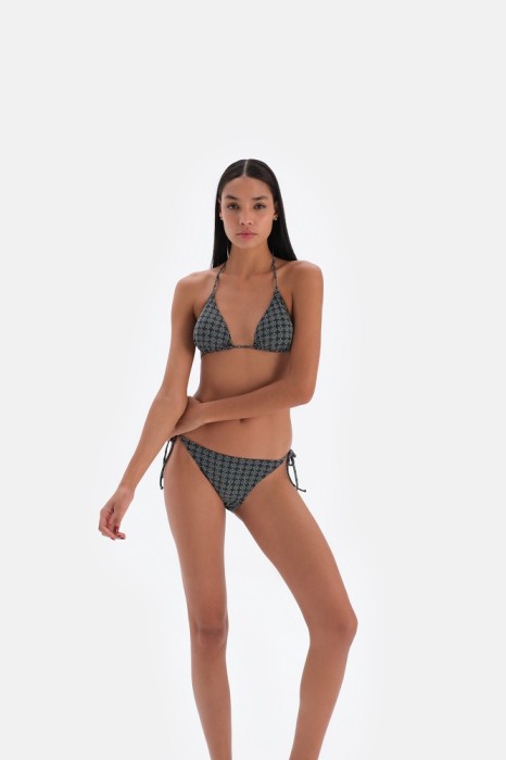 Eros Mayo 3134BK Üçgen Küçük Bikini Takım Siyah 38