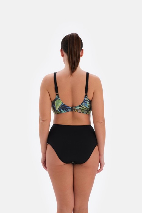 Eros Mayo 3232BK Balenli Bikini Takım Haki/Siyah 48