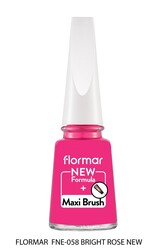 Flormar Oje Nail Enamel 058 Bright Rose New 