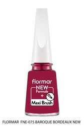 Flormar Oje Nail Enamel 075 Baroque Bordeaux New 