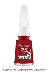 Flormar Oje Nail Enamel 128 Bordeaux Scream New 