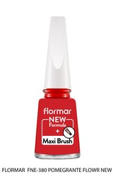 Flormar Oje Nail Enamel 380 Pomegrante Flower New 