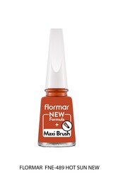 Flormar - Flormar Oje Nail Enamel 489 Hot Sun New