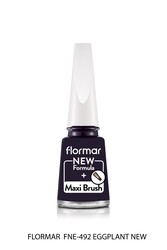 Flormar Oje Nail Enamel 492 Eggplant New 