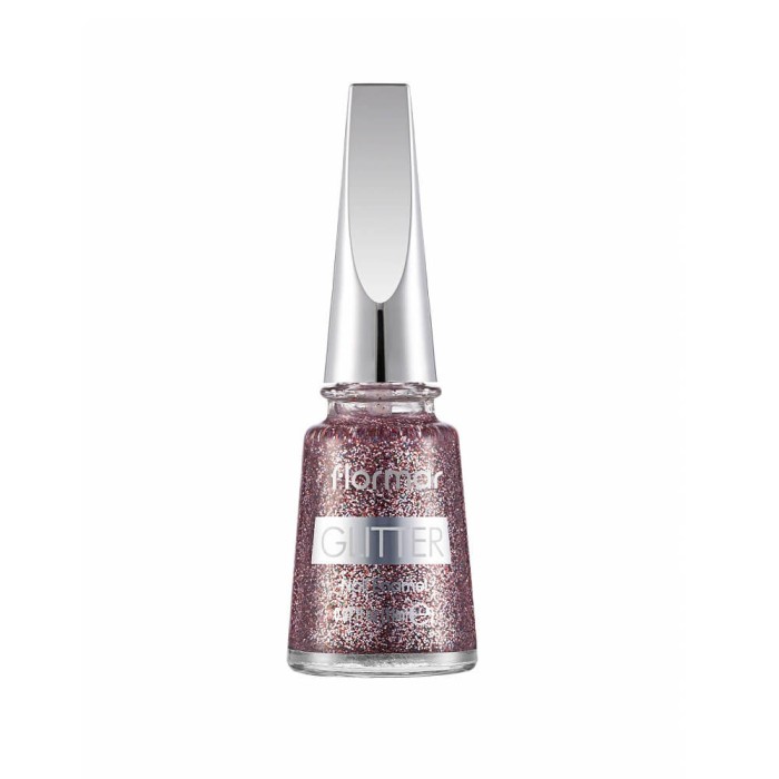 Flormar Nail Enamel Oje GL39 Red In Silver