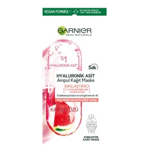 Garnier Cilt - Garnier Hyaluronik Asit Sıkılaştırıcı Ampul Kağıt Yüz Maskesi 15 Gr
