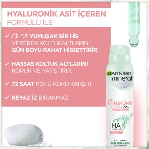 Garnier Mineral Hyaluronik Bakım Deo Spray 150 Ml - 4