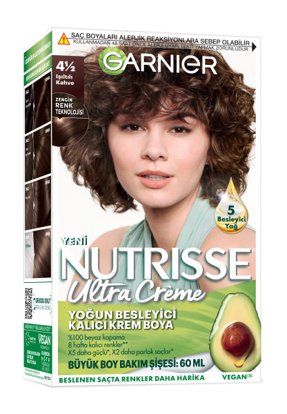 Garnier Nutrisse Ultra Creme 4 1/2 Işıltılı Kahve