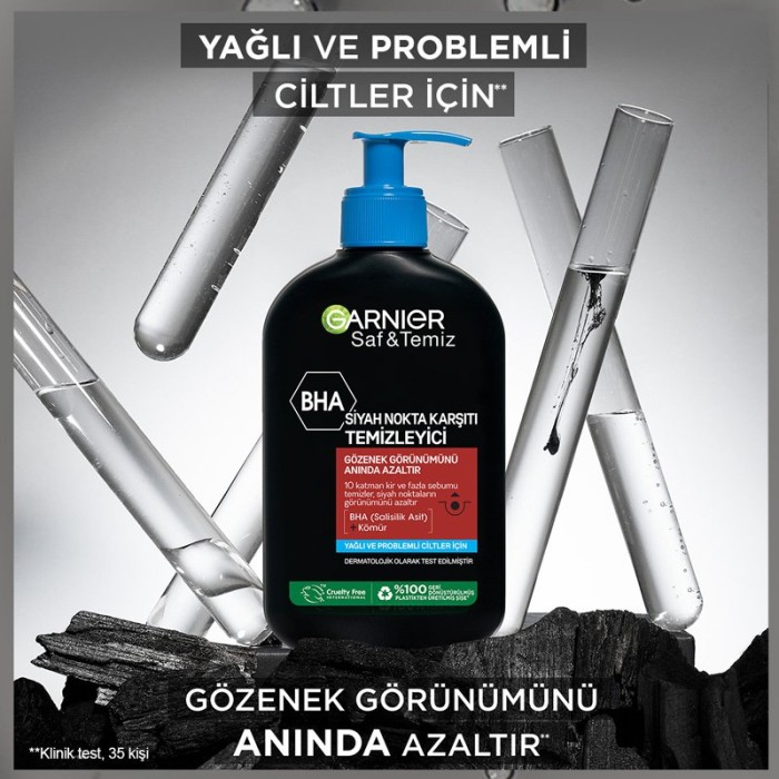 Garnier Saf&Temiz Kömür Temizleme Jeli 200 Ml