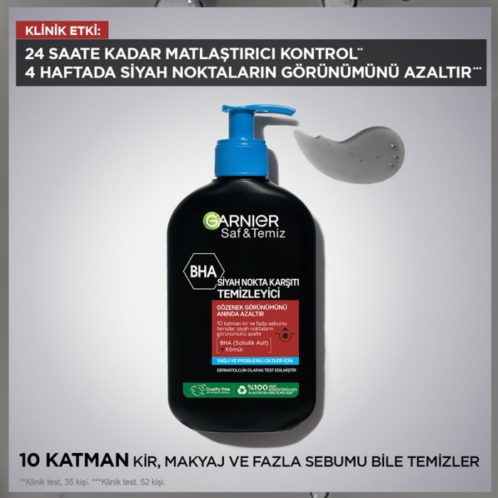 Garnier Saf&Temiz Kömür Temizleme Jeli 200 Ml