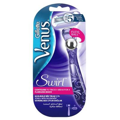 Gillette Venus Swirl Kadın Tıraş Makinesi Yedekli - 1