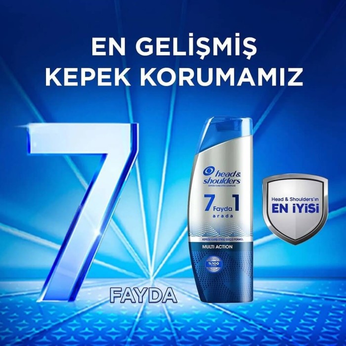 Head & Shoulders Multi 7in1 Action Şampuan 300 Ml