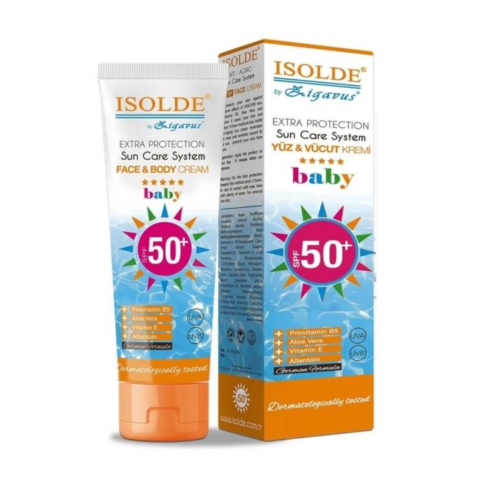 Isolde Sun Baby Güneş Koruyucu Yüz&Vücut Kremi Spf50 100 Ml