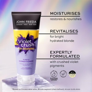 John Frieda Sarı Saçlara Özel Menekşe Özlü Violet Crush Mor Şampuan 250 Ml - Thumbnail