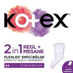 Kotex 2in 1 Regl ve Mesane Günlük Ped 22'li - 2