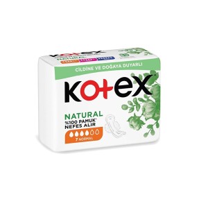 Kotex - Kotex Natural Hijyenik Ped Ultra Normal 7'li