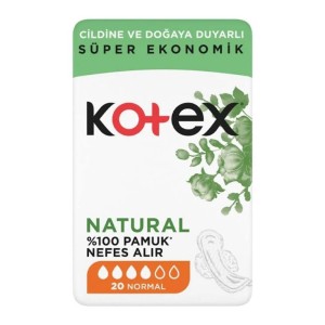 Kotex Natural Ultra Quadro Normal 20'li - Kotex