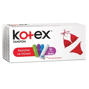 Kotex Tampon Süper 16'lı - Kotex