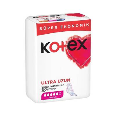 Kotex Ultra Quadro Uzun 18'li - 1