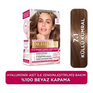 L'Oréal Paris Excellence Creme 7.1 Küllü Kumral Saç Boyası - Thumbnail