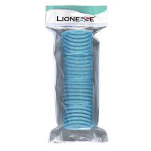 Lionesse - Lionesse Bigudi 1115 Süngerli Mavi 4'lü Paket