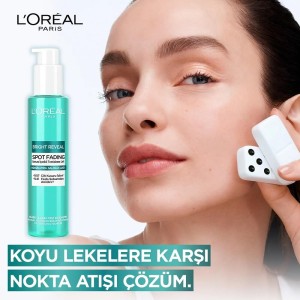 L'Oréal Paris Bright Reveal Cilt Kusuru İzi Karşıtı, Serum İçerikli Temizleme Jeli Niasinamid+Salisilik Asit 150 Ml - Thumbnail