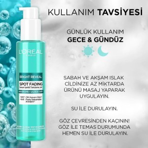 L'Oréal Paris Bright Reveal Cilt Kusuru İzi Karşıtı, Serum İçerikli Temizleme Jeli Niasinamid+Salisilik Asit 150 Ml - Thumbnail