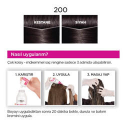 L'Oréal Paris Casting Crème Gloss Saç Boyası 200 Karadut Siyahı - Thumbnail