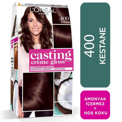 L'Oréal Paris Casting Crème Gloss Saç Boyası 400 Kestane