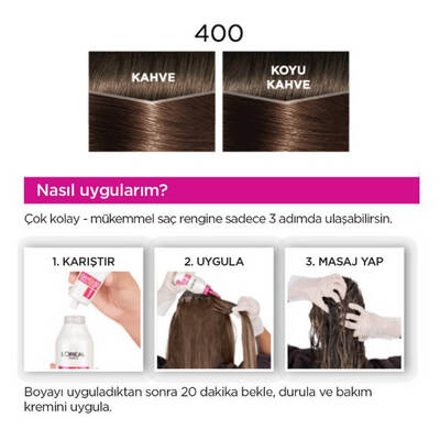 L'Oréal Paris Casting Crème Gloss Saç Boyası 400 Kestane