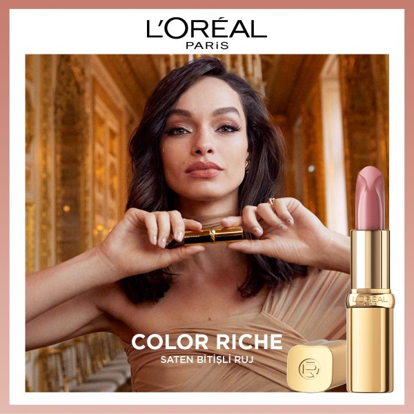 L'Oréal Paris Color Riche Saten Bitişli Ruj 505 Nude Resilient