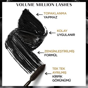 L'Oréal Paris Ekstra Volume Collagen Million Lashes Mascara - Thumbnail