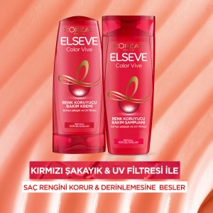 L'Oréal Paris Elseve Colorvive Renk Koruyucu Bakım Şampuanı 360 Ml - Thumbnail