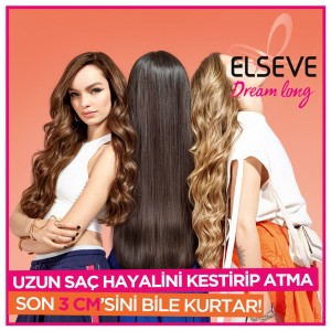 L'Oréal Paris Elseve Dream Long Bye Bye Makas Saç Bakım Kremi 200 Ml - Thumbnail