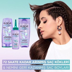 L'Oréal Paris Elseve Hydra Hyaluron Yağlanma Karşıtı Arındırıcı Şampuan 300 Ml - Thumbnail