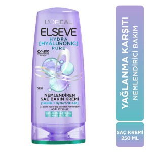 L'Oréal Paris Elseve Hydra Hyaluron Yağlanma Karşıtı Nemlendirici Saç Kremi 250 Ml - Thumbnail