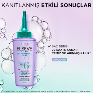 L'Oréal Paris Elseve Hydra Hyaluron Yağlanma Karşıtı Peeling Etkili Saç Derisi Serumu 102 Ml - Thumbnail