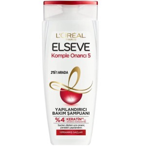 Loreal Paris Elseve - L'Oréal Paris Elseve Komple Onarıcı 5 2in1 Şampuan 360 Ml