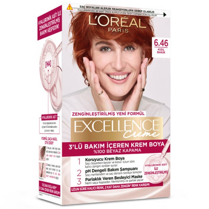 L'Oréal Paris Excellence Creme Saç Boyası 6.46