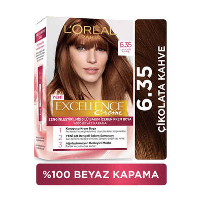 L'Oréal Paris Excellence Creme Saç Boyası 6.35 Çikolata Kahve